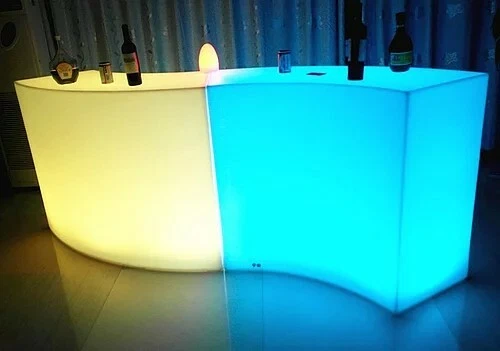 LED Furniture Buffet table Bar Battery Powered App controlled Changing colors - Image 2 of 4