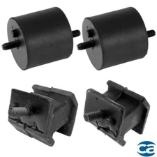 Engine Mounts & Manual Transmission Mounts 4PCS Set for BMW 525i 95-91 L6-2.5L