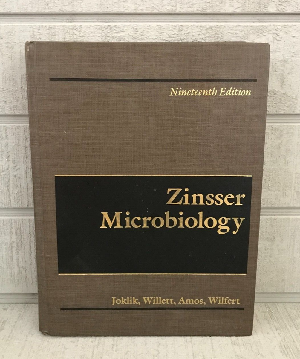 ZINSSER MICROBIOLOGY Nineteenth Edition ~ JOKLIK, WILLETT, AMOS
