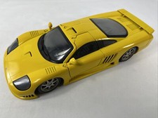 Hot Wheels Saleen S7 2001 Yellow some wear 10" as is read