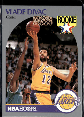 Vlade Divac 1990 Hoops Team Night Los Angeles Lakers Los Angeles Lakers