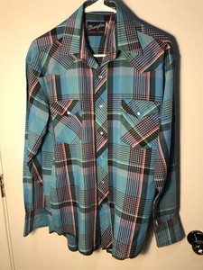 wrangler pearl snap shirts for men