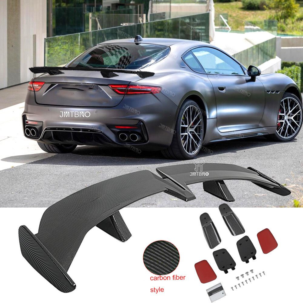 55"PRO Style Rear Trunk Spoiler Drill-free Racing Wing For Maserati Gran Turismo