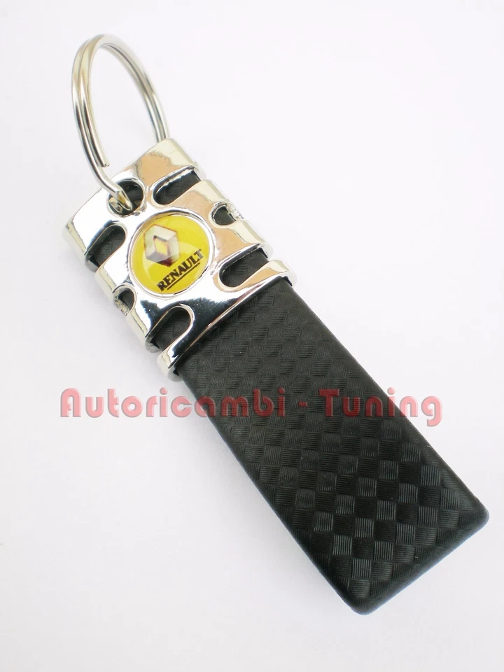 Portachiavi Renault per R19 Clio Captur Scenic Kangoo Megane Scenic Zoe carbon