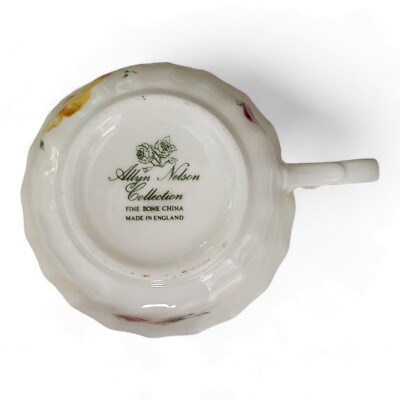 Vintage Allyn Nelson England Fine Bone China Pink Rose 6oz Vintage Allyn Nelson England Fine Bone China Pink Rose 6oz