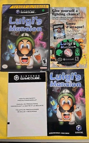 Luigi's Mansion - Player's Choice (Nintendo GameCube, 2003) CIB. Minty.