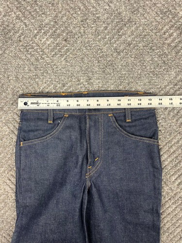 Vintage Levis 719-0217 Student Jeans 26x29 Dark Wash Straight Leg NOS - 第 9/16 張圖片