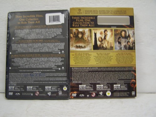 The Lord Of The Rings 3 Film Trilogy Theatrical Version DVD Set w/ Slipcover - Picture 2 of 3