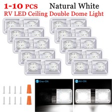 1-10x 12v Led Rv Ceiling Dome Light Rv Interior Lighting For Trailer Camper Boat 1-10x 12v Led Rv Ceiling Dome Light Rv Interior Lighting For Trailer Camper Boat