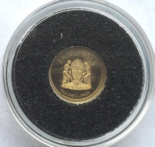 Tanzania 2016 Pope Francis 1500 Shillings Gold Coin,Proof - Picture 2 of 2