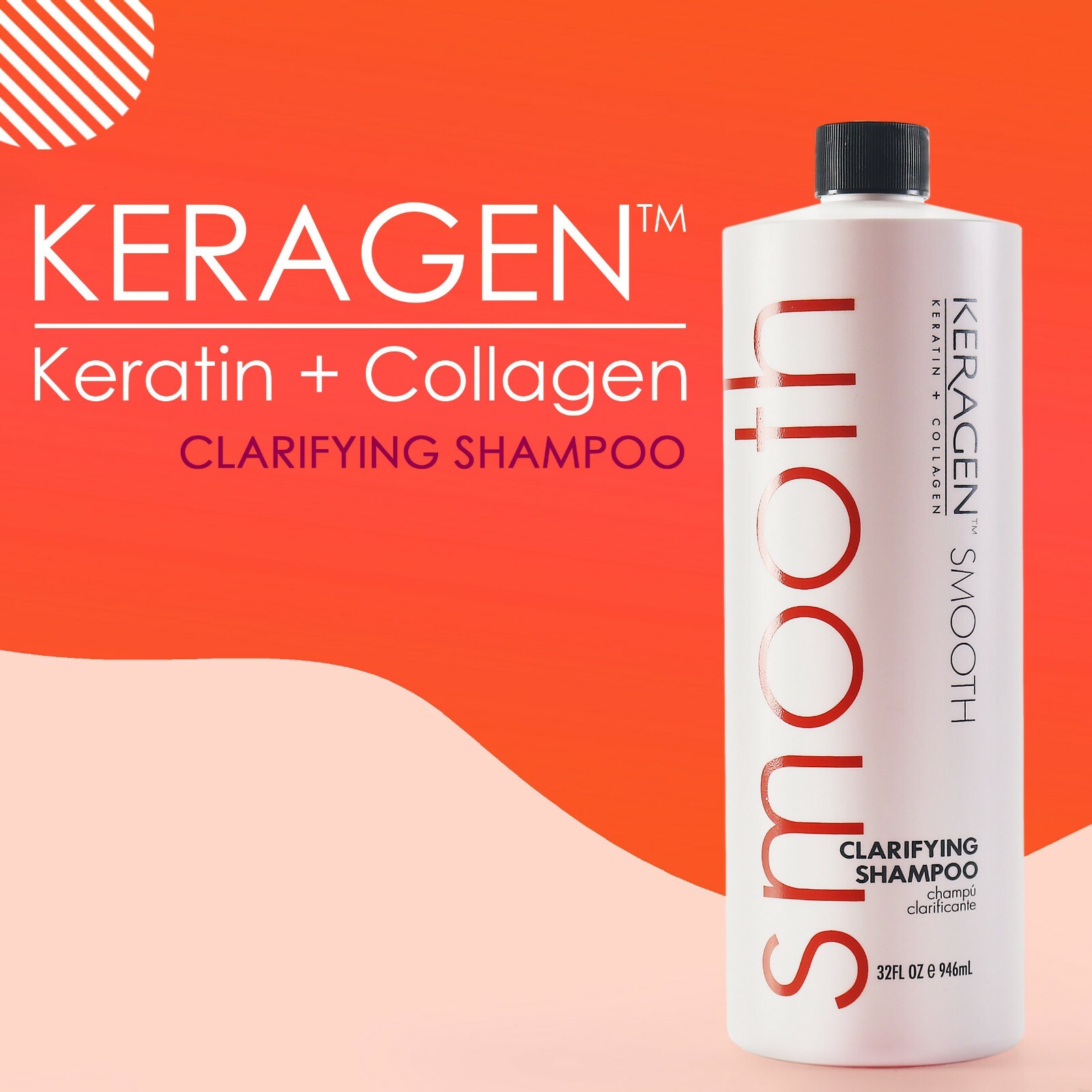 Smooth Keratin Treatment Forte CHOCOLATE KERATIN + COLLAGEN 32 fl oz