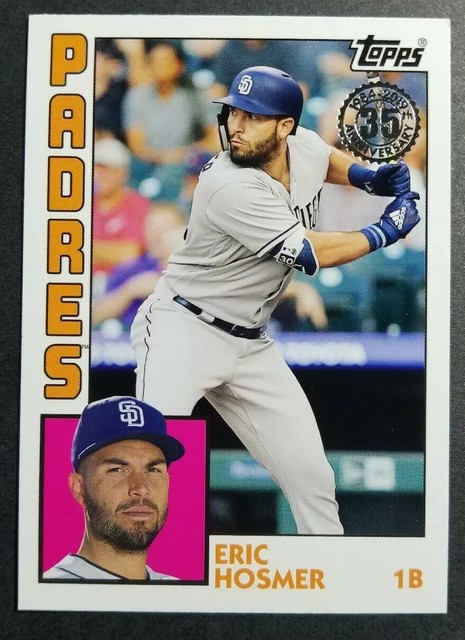 2019 Topps 35th T84 60 Eric Hosmer PADRES 84 Retro Baseball Card NM MT 