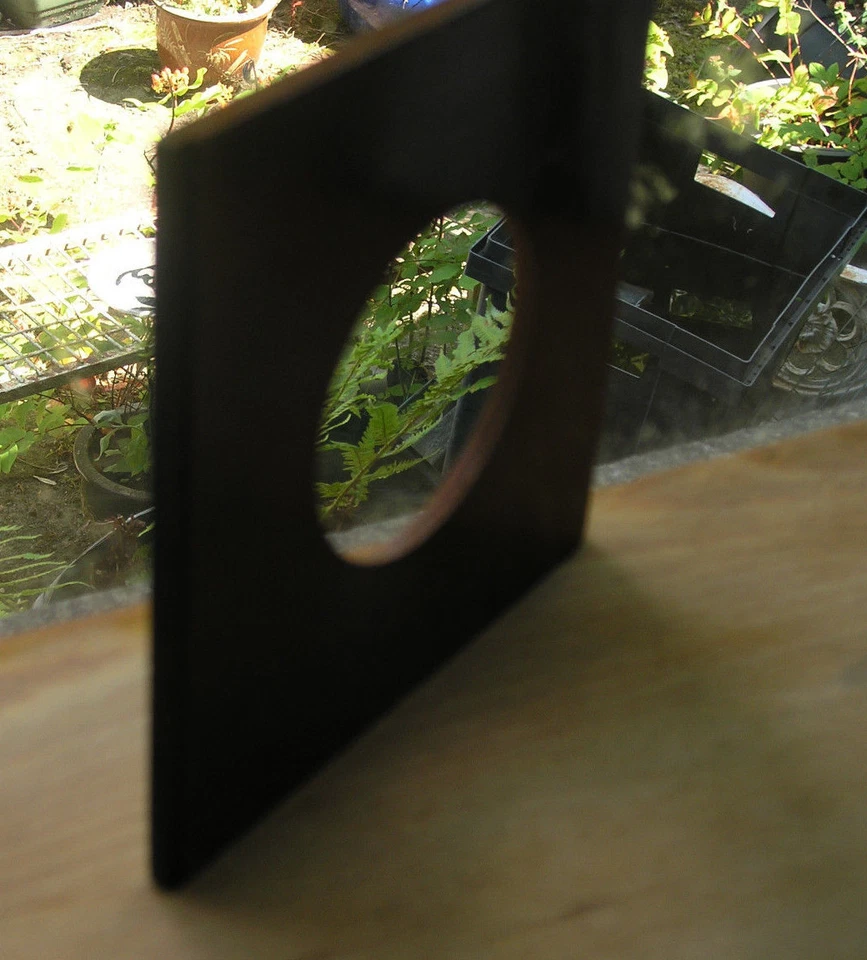 vintage  wooden  lens board 5.5"  139mm square  used copal compur 3 6.3mm thick - Image 4 of 4