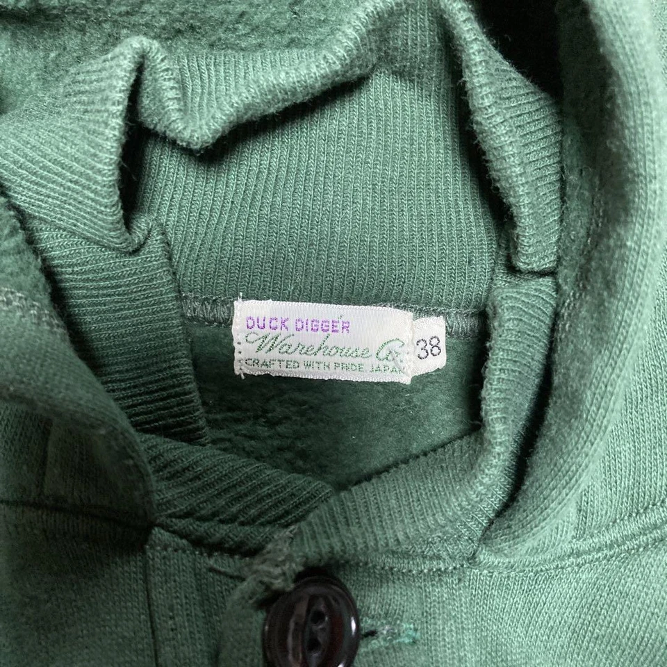 Sudadera con Capucha Warehouse DUCK DIGGER Algodón Verde Talla 38 Usada De Japón Foto 3 de 4