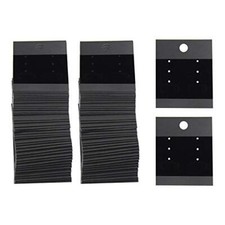 120 Pcs Black Velvet Hanging Earring Cards Display Earring Holder, 1.65x2 Inch