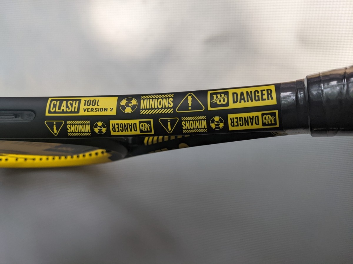 New Wilson Clash 100L V2 Minions Special Edition RARE Tennis