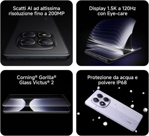 Xiaomi Redmi Note 14 Pro 5G Smartphone 8GB+256GB 200MP NFC 120Hz 5110mAh Globale - Foto 6 di 13