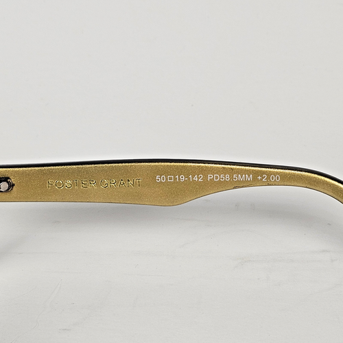+1.00 Foster Grant Charriya Gold Tortoise Reading Glasses TG0517 GLDTOR Pure - Picture 5 of 6