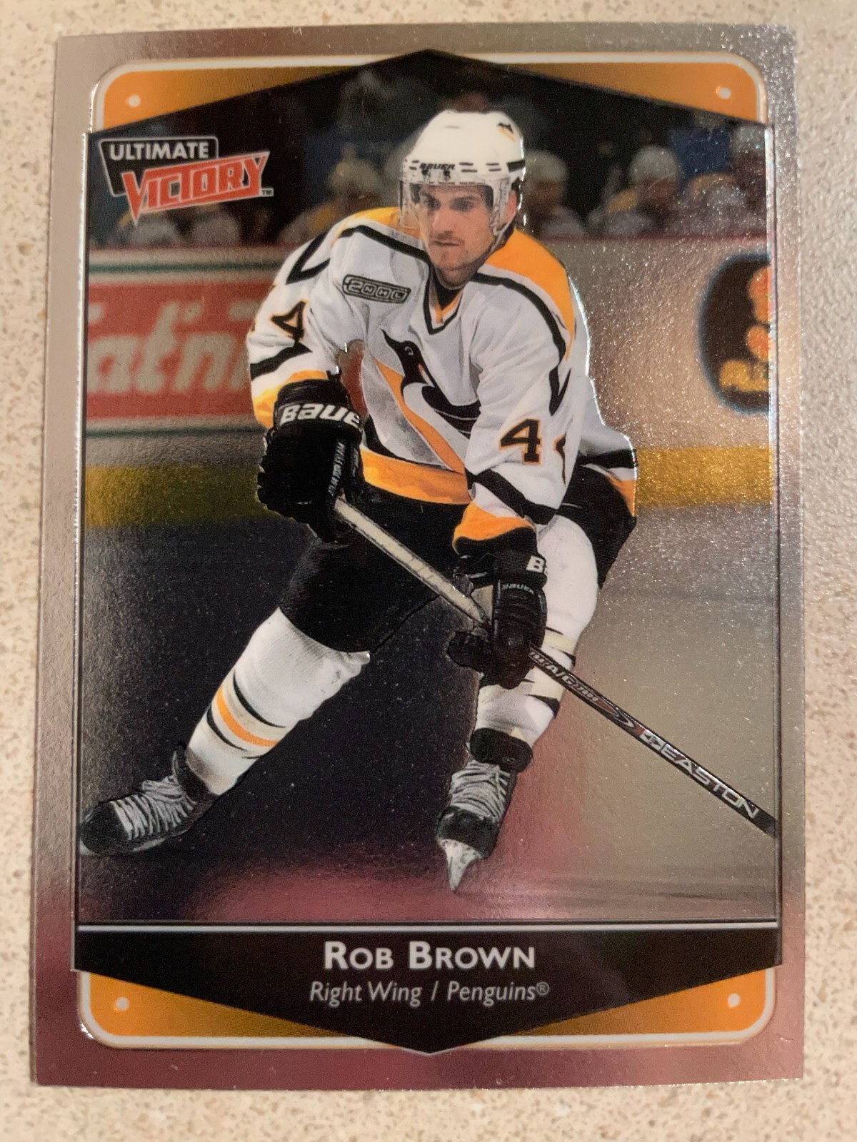 Rob BROWN 1999-00 Upper Deck Ultimate Victory #71 Pittsburgh Penguins