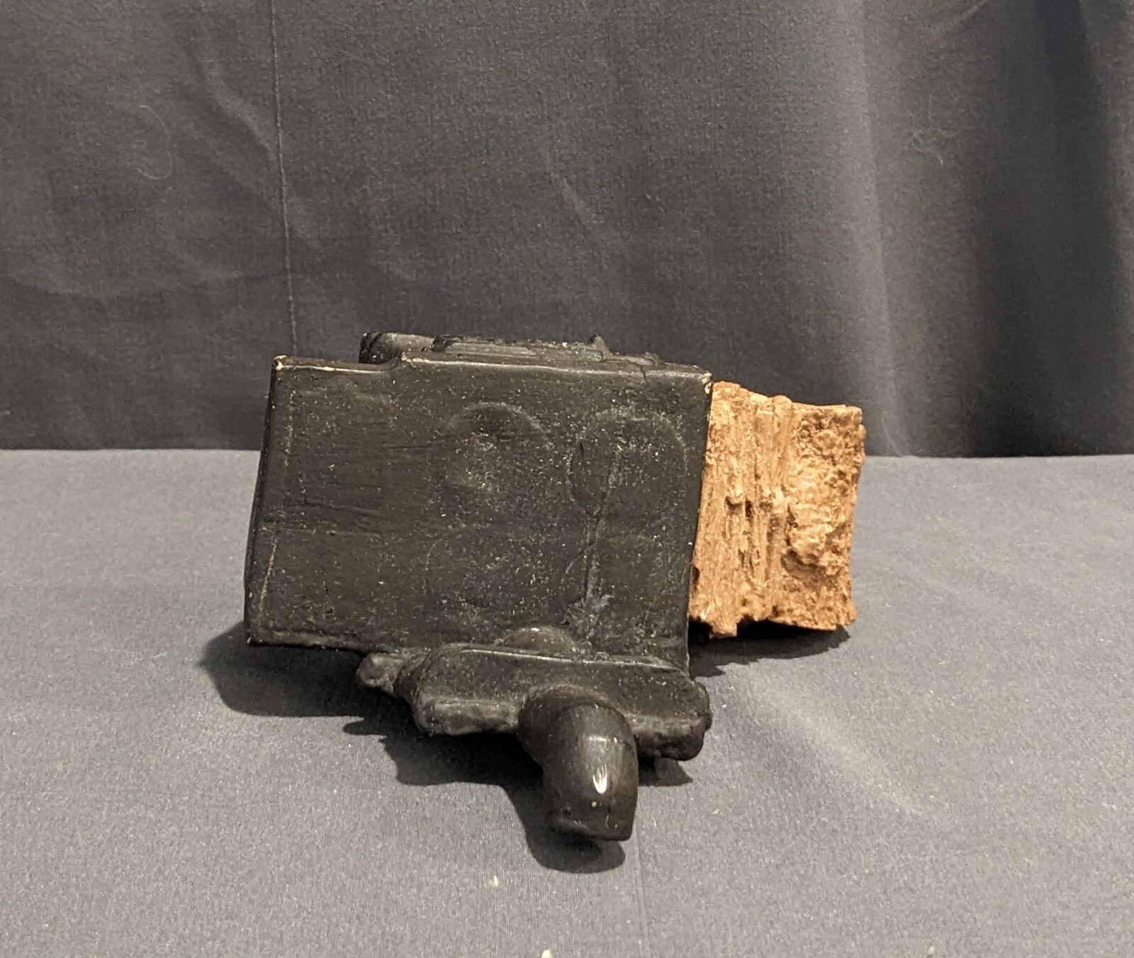 Vintage Wood World Inc. Virginia Hand Carved Wood Antique Stove with