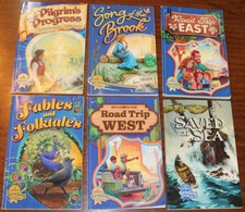 Abeka 4th Grade Readers Set of 6 books lot, C...