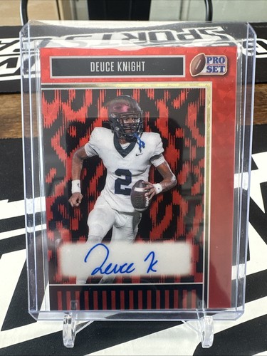 2025 Leaf Pro Set Metal Deuce Knight Auto Red #1/1 SSP Autograph