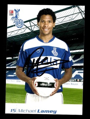 Michael Lamey autograph card MSV Duisburg 2007-08 original signed