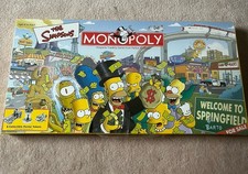 New MIB 2001 Hasbro The Simpsons Monopoly Boa...