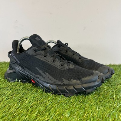 Salomon Turnschuhe Größe 7 Damen schwarz Alphacross 4 Trail Walking Laufschuhe