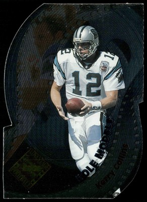 1996 Collector's Edge #RM10 Kerry Collins Role Models Die Cut