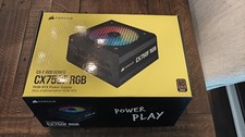 Corsair CX750F RGB 750W Power Supply 80 Plus Bronze, Fully Modular For Parts