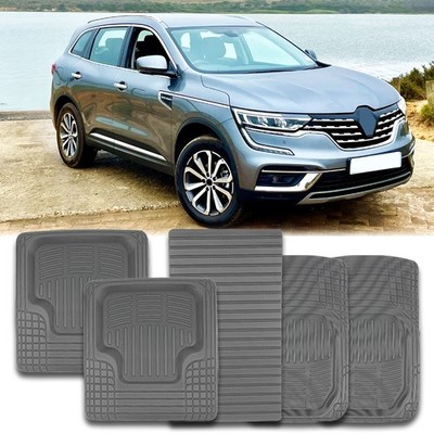For Renault Koleos 2009-2025 Carpet Floor Mat Boot Liner 5PCS/Set Heavy Duty XPE