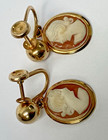 Vintage 10k Yellow Gold Cameo Stamped BDA Clip Dangle 3.4 Grams — photo 5