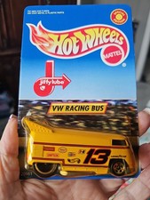 Vtg New Hot Wheels Yellow Vw Racing Bus Jiffy Lube Special Edition Vtg New Hot Wheels Yellow Vw Racing Bus Jiffy Lube Special Edition