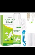 Cleaner Kit Shoe Sneaker for Leather White For Shoes with Tennis Foam Cleaning