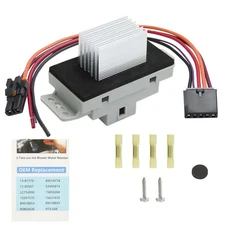 HVAC Blower Motor Resistor Kit Compatible with Chevy, GMC - Silvera... Fast Ship