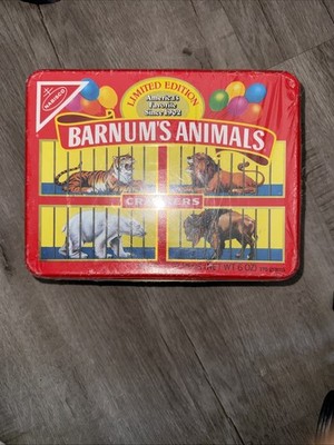 **VINTAGE** Nabisco Barnum's Animals Crackers 85th Anniversary Tin - 1987