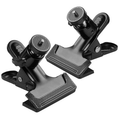 Trail Camera Clip Mount, 2 Pack Tracking Camera Bracket, 360 Rotatable Interface