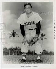 Press Photo Washington Senators baseball outfielder Gene Woodling - kfx06827