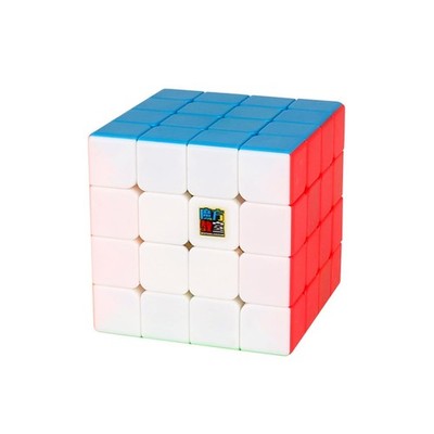 HELLOCUBE Moyu Meilong 4x4 Speed Cube Stickerless Puzzle Magic 4x4, Clear 