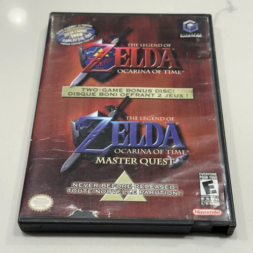 The Legend of Zelda: Ocarina of Time - Master Quest (GameCube, 2003) No Manual