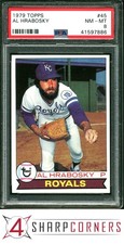 1979 TOPPS #45 AL HRABOSKY ROYALS PSA 8