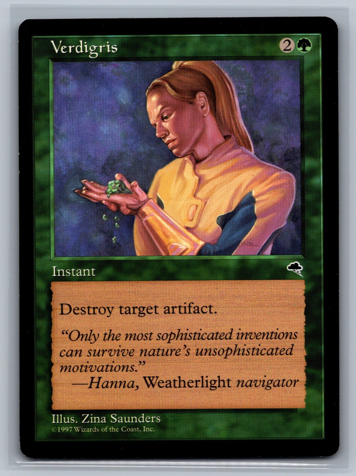 Magic The Gathering Tempest Verdigris MTG TCG CCG