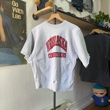 Vintage 80s Nebraska Cornhuskers Reverse Weave Crewneck