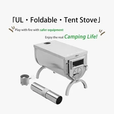 Ultralight Titanium Outdoor Camping Multipurpose Stove Tent Heating Stove