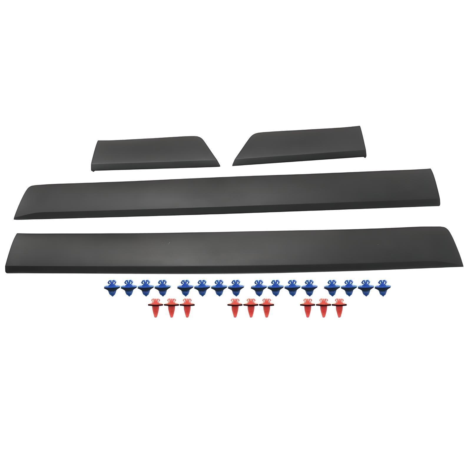 Driver & Passenger Door Molding Set of 4 Outside For Toyota 2007-2014 FJ Cruiser