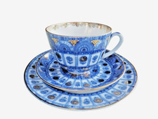 Kaffeetasse mit Untertasse und Frühstücksteller Lomonosov Spring Arches 3 tlg.