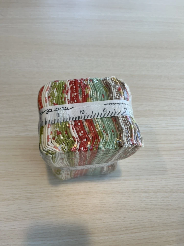 Fig Tree Scarlet and Sage fat eighth bundle by Moda Fabrics - Image 3 of 4