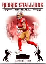 2024 Panini Contenders #15 Ricky Pearsall Rookie Stallions Red