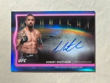 2025 Topps Midnight UFC Horizon Signatures Robert Whittaker Auto #HNS-RW